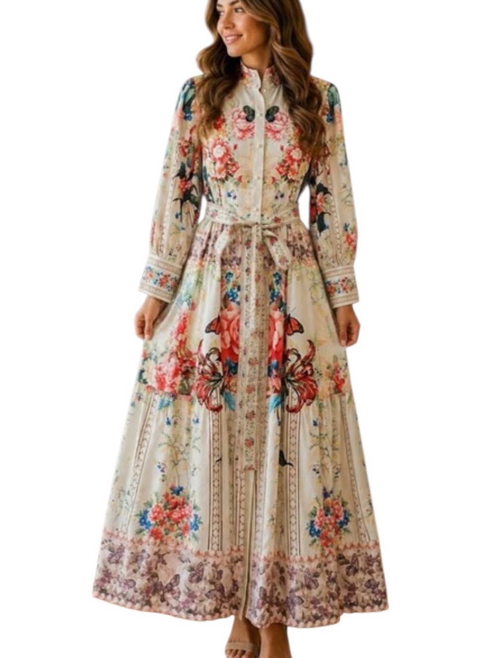 Romantic Floral Maxi Dress NEW Size Small